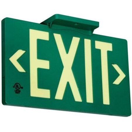Accuform ULTRAGLOW EXIT SIGNS PLASTIC PLW130GN PLW130GN
